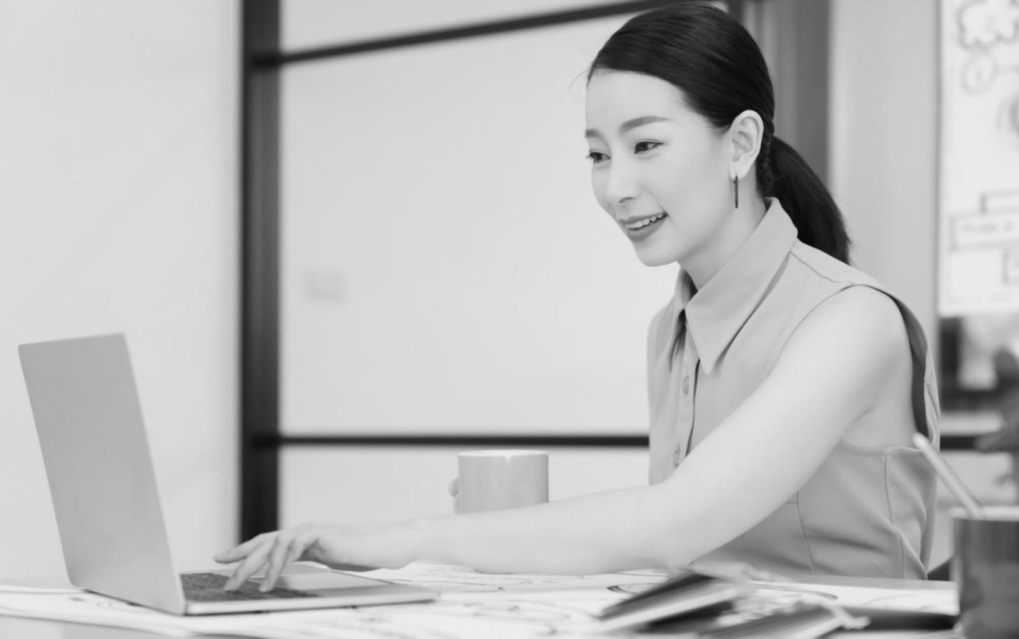 Content strategist reviewing SEO analytics